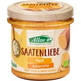 Crema Tartinabila cu Canepa si Cartof Dulce Bio 135 grame Allos, Allos &amp; Derit