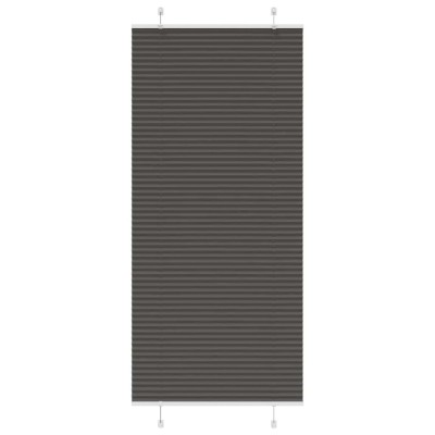 Jaluzea plisată negru 100x200cm Lățime țesătură 99,4cm poliester foto