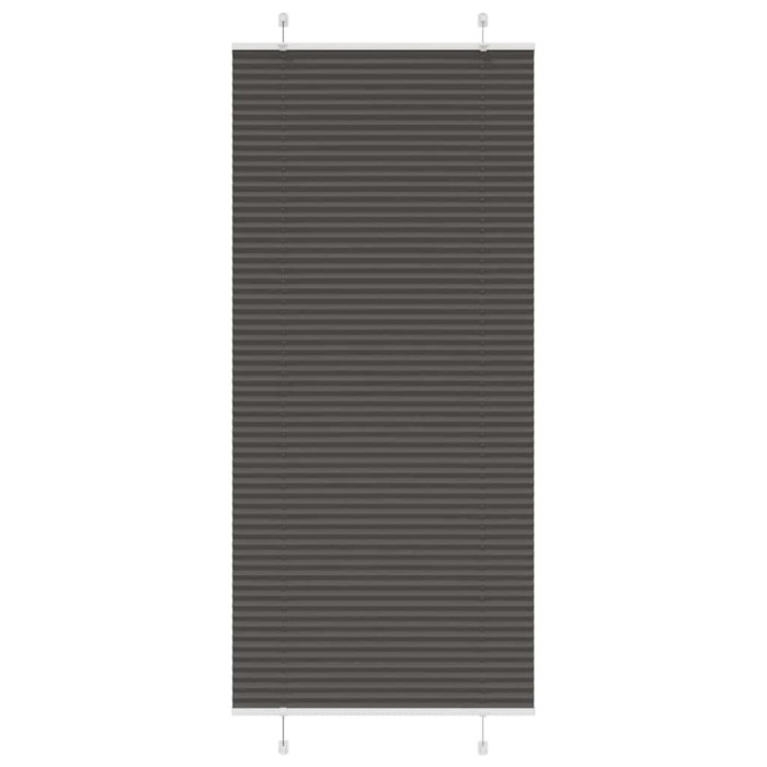 Jaluzea plisată negru 100x200cm Lățime țesătură 99,4cm poliester