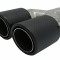 Toba Ornament Evacuare Fibra Carbon Mat Orificiu de admisie 5.8 cm Partea Stanga Performance AutoTuning