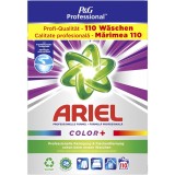 Detergent de rufe pudra Ariel Professional Color+, 7.15kg, 110 spalari