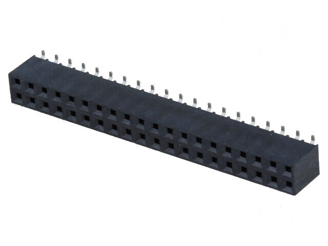Conector șiruri pini soclu mamă 40 verticale 2,54mm SMT