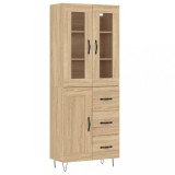 Cumpara ieftin Dulap inalt, stejar sonoma, 69,5x34x180 cm, lemn compozit