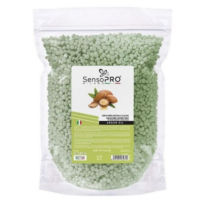 Ceara epilat elastica granule, SensoPro, Ulei de Argan, 500 g foto