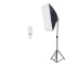 Softbox cu trepied reglabil 200 cm, bec 150W