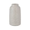 Vaza decorativa din ceramica, 10x20 cm, Bej, ATU-081889, Oem