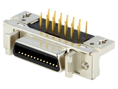Conector MDR 26 pini mamă ecranat foto
