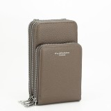 Cumpara ieftin Portofel si port telefon maro 6018 07
