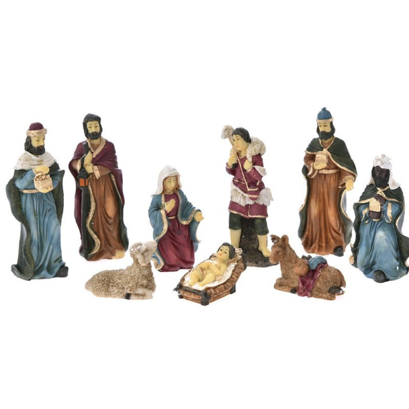 Nasterea Domnului set 9 figurine din rasina | arhiva Okazii.ro