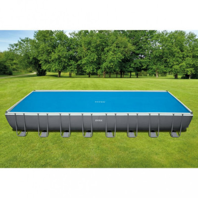 Intex Prelată solară de piscină, albastru, 960x466 cm, polietilenă foto