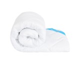 Pilota de iarna antiacarieni Somnomed, microfibra alba 200x220 cm, 400 gsm