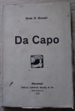 Radu D. Rosetti / Da Capo - sonete, editie 1919