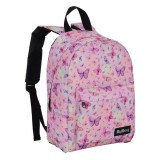 Ghiozdan Copii pentru Gradinita, Roz Curcubeu cu Model Fluturi, My Way