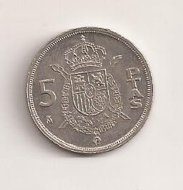 Moneda Spania - 5 Pesetas 1984 foto