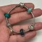 BRATARA ARGINT 925 - PANDORA - ALE - 3 Charmuri + 2 Opritoare - ORIGINALA !