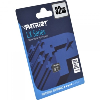 Card Memorie microSDHC Patriot LX, 32Gb, Clasa 10 / UHS-1 U1 PSF32GMDC10 foto
