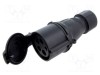 Conector alimentare AC trifazat AMPHENOL IP&amp;S 32A 415V mufă mamă IP44