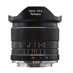 Obiectiv manual 7Artisans 12mm F2.8 pentru Sony E-mount foto