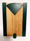 Cutie lemn pentru chei, 28x20x6cm, 8 carlige