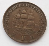 427. Moneda Africa de Sud 1 penny 1935 (&quot;1D&quot;)