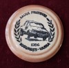 Raliul Prieteniei Romania &amp; Bulgaria medalie premiu anul 1986 autoturism DACIA