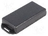 Carcasa ABS, 40mmx80mmx15mm, IP54, HAMMOND - 1551LFLBK
