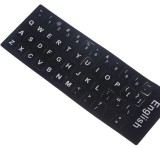 Sticker tastatura laptop layout Englezesc US negru, Generic