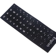 Sticker tastatura laptop layout Englezesc US negru