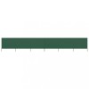 Paravan vant gradina vidaXL verde 800x160 cm textil 6 panouri umbrire protectie UV