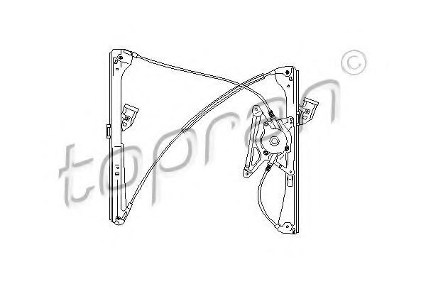 Macara geam AUDI A4 Avant (8D5, B5) (1994 - 2001) TOPRAN 110 453