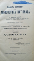 GEORGE MAIOR ( semnatura olografa)MANUAL COMPLECT DE AGRICULTURA RATIONALA, 1910 foto