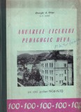 Gheorghe A. Chitei - Anuarele Liceului Pedagogic Deva pe anii scolari 1934-1970