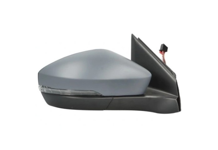 Oglinda usa exterioara VW T-CROSS, 01.2019-, partea dreapta, View Max, reglare electrica; grunduit; cu incalzire; sticla convexa; sticla crom; pliabi