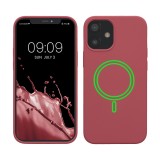 Husa kwmobile pentru Apple iPhone 12 Mini, Silicon, Roz, 56555.167