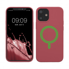 Husa kwmobile pentru Apple iPhone 12 Mini, Silicon, Roz, 56555.167