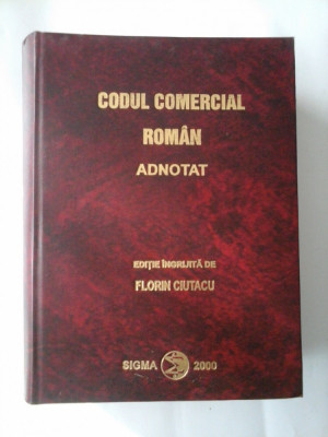 CODUL COMERCIAL ROMAN - ADNOTAT - FLORIN CIUTACU foto