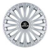 Set 4 Capace Roti, potrivite jantelor de R14, pentru Lexus, model dino cromat, Autohelix MSA