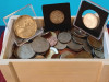 Lot 500 monede (2/3 Rom)+100000 lei 1946(UNC+),200 lei 1942+1 Mark 1874 B (aUNC), Argint