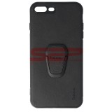 Husa iPhone 8 Plus, Hoco, TPU Leather, Protectie Premium, Neagra