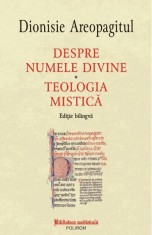 Despre numele divine. Teologia mistica - Dionisie Areopagitul - Polirom