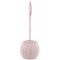 Perie WC cu suport, din plastic, Y142, roz