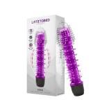 Vibrator LATETOBED Evan, pentru stimulare intensă, viteză ajustabilă, rezistent la apă, 16.5 cm, culoare mov