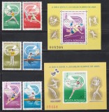 Romania LP 1011,1012,1013 - Jocurile Olimpice - Moscova, Serie + Colita DT + Colita NDT, MNH