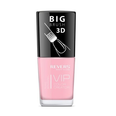 Lac de unghii Vip, 3D, Revers, roz nude, mat, 12 ml, Nr 064 foto