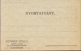 HST A1820 Carte poștală comandă librar Kovacs Gyula Baia Mare ante 1918