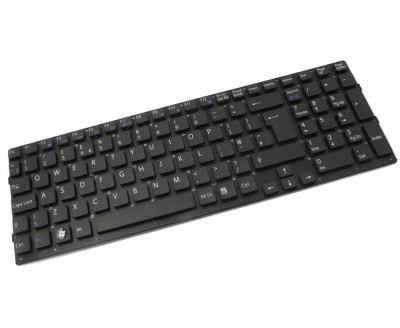 Tastatura Sony Neagra MP 09L23US 886 layout UK fara rama enter mare, VAIO VPCEB layout UK fara rama enter mare foto