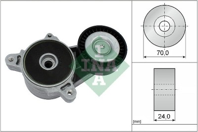 INA 534 0361 10 Intinzator curea, curea distributie foto