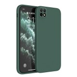 Husa protectie flippy pentru samsung a22 5g liquid silicone verde