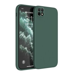 Husa protectie Flippy pentru Samsung A22 5G Liquid Silicone Verde foto