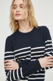 G-Star pulover din amestec de l&acirc;nă femei, culoarea bleumarin